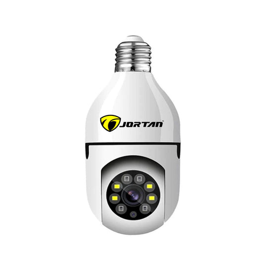 Camera IP Jortan, WI-FI, HD, Smart-Bulb, tip bec cu Senzor de Miscare si Aplicatie Telefon